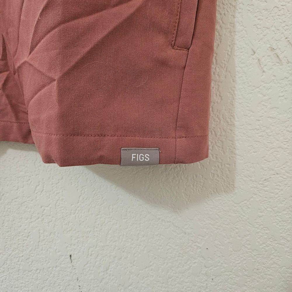 Figs Scrub Top ( I Will Iron Before Ship) - Picture 2 of 6
